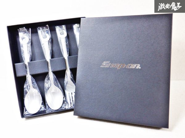 新品！！未使用 snap-on スナップオン フォーク スプーンセット レンチ型 工具 TRU4290FS キャンプ BBQ等に 即納 棚E4eの画像1