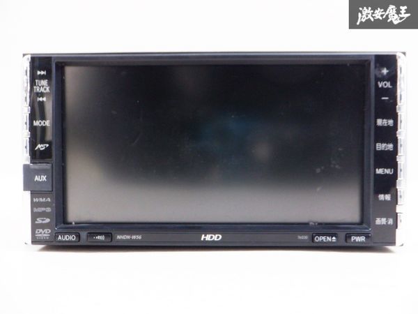 保証付 TOYOTA トヨタ純正 OP オプション 08545-00P51 NHDN-W56 HDDナビ CD再生 DVD再生 カーナビ 棚D5_画像7