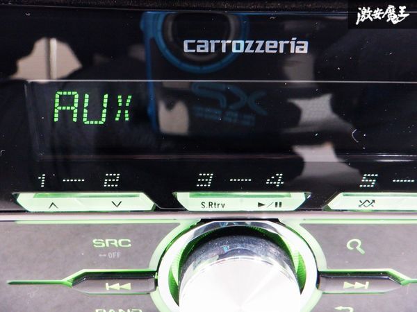 保証付 動作ok carrozzeria カロッツェリア CD再生 USB プレイヤー デッキ レシーバー FH-3100 2DIN カーオーディオ 棚C12_画像3