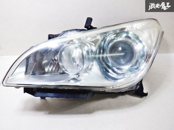 点灯OK！！日産純正 Y51 フーガ 前期 HID キセノン ヘッドライト ヘッドランプ AFS付 左 助手席 KOITO 100-23035 刻印:A 即納 棚Q3_画像1