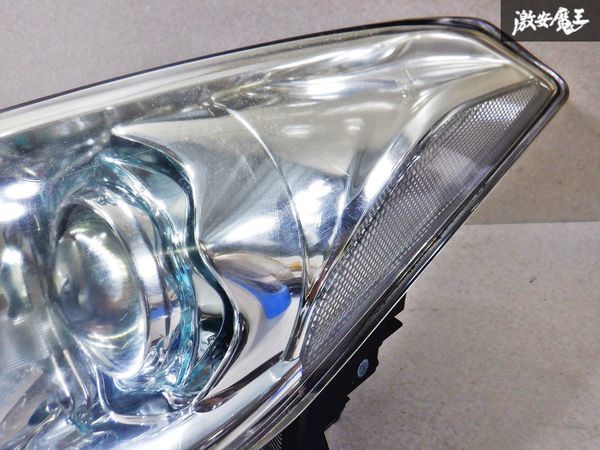 点灯OK！！日産純正 Y51 フーガ 前期 HID キセノン ヘッドライト ヘッドランプ AFS付 左 助手席 KOITO 100-23035 刻印:A 即納 棚Q3_画像2