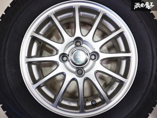 BRIDGESTONE ブリヂストン ECO FORME SE-12 エコフォルム 14インチ 5.5J +38 4穴 PCD100 ホイール BLIZZAKU VRX2 185/70R14 88Q タイヤ_画像4