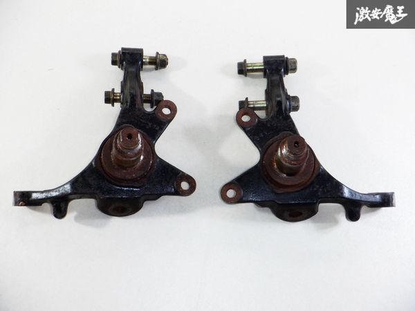 希少！ 無加工! 日産純正 S14 シルビア SR20DET ターボ フロント ナックル 左右 ABS無 S15 S13 180SX ショートナックル加工などに 棚2J8_画像1