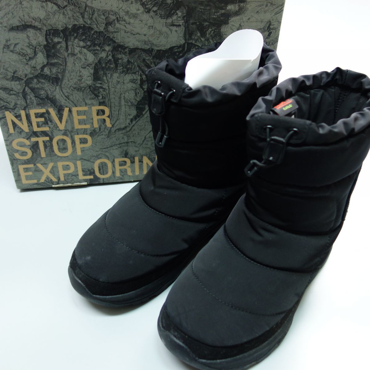 THE NORTH FACE ノースフェイス Nuptse Bootie WP VI Logo ヌプシ ブーティー ウォータープルーフVI NF51876 黒 26cm_画像1