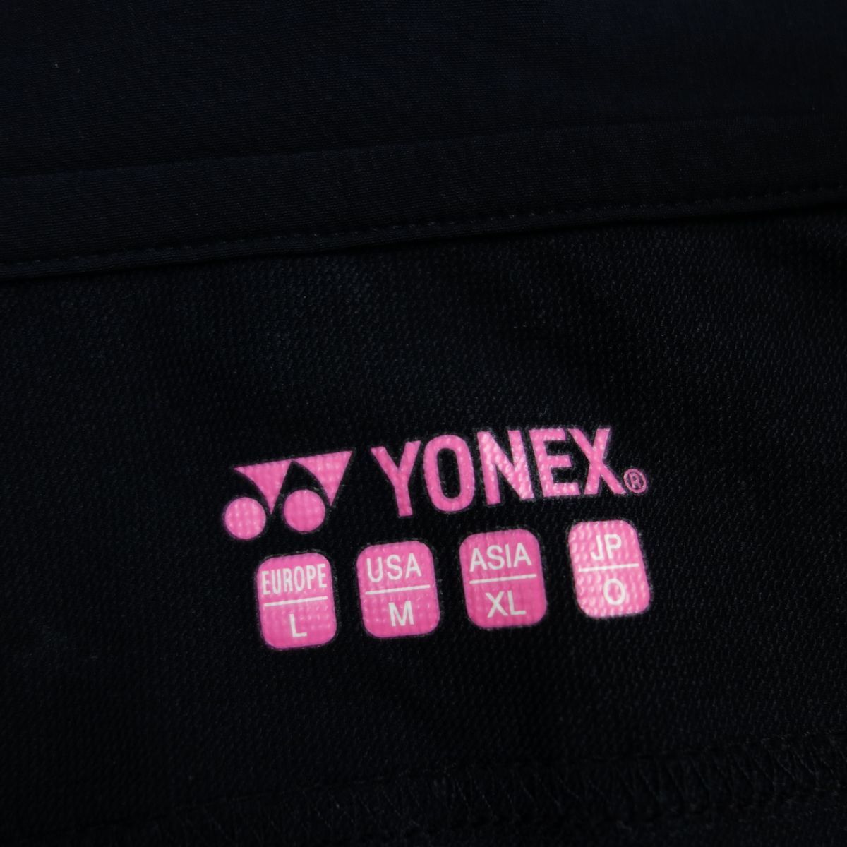 美品 YONEX ヨネックス ジップアップストレッチソフトシェルジャケット O ブラック レディース テニス_画像4