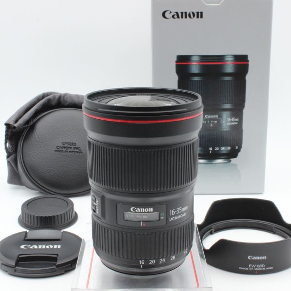 【極美品】 Canon キヤノン EF 16-35mm f2.8 L III USM 元箱 付属品付き CANON キャノン 2905