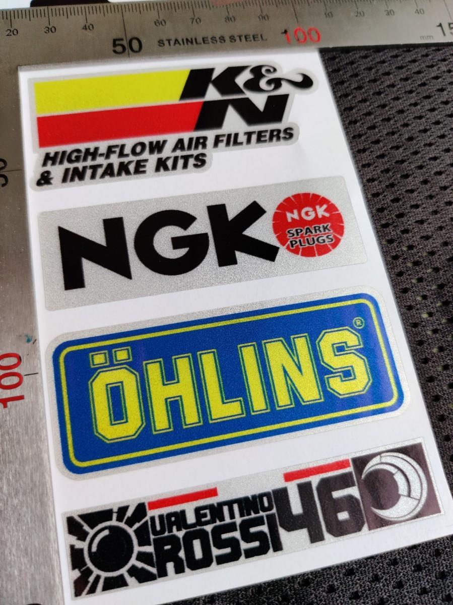 Bike & Helmet Reflective Sticker●防水+“反射”バイクステッカー#SHOEI#NGK#brembo■RS002-A×1枚：Special Price！送料込み699円_画像4