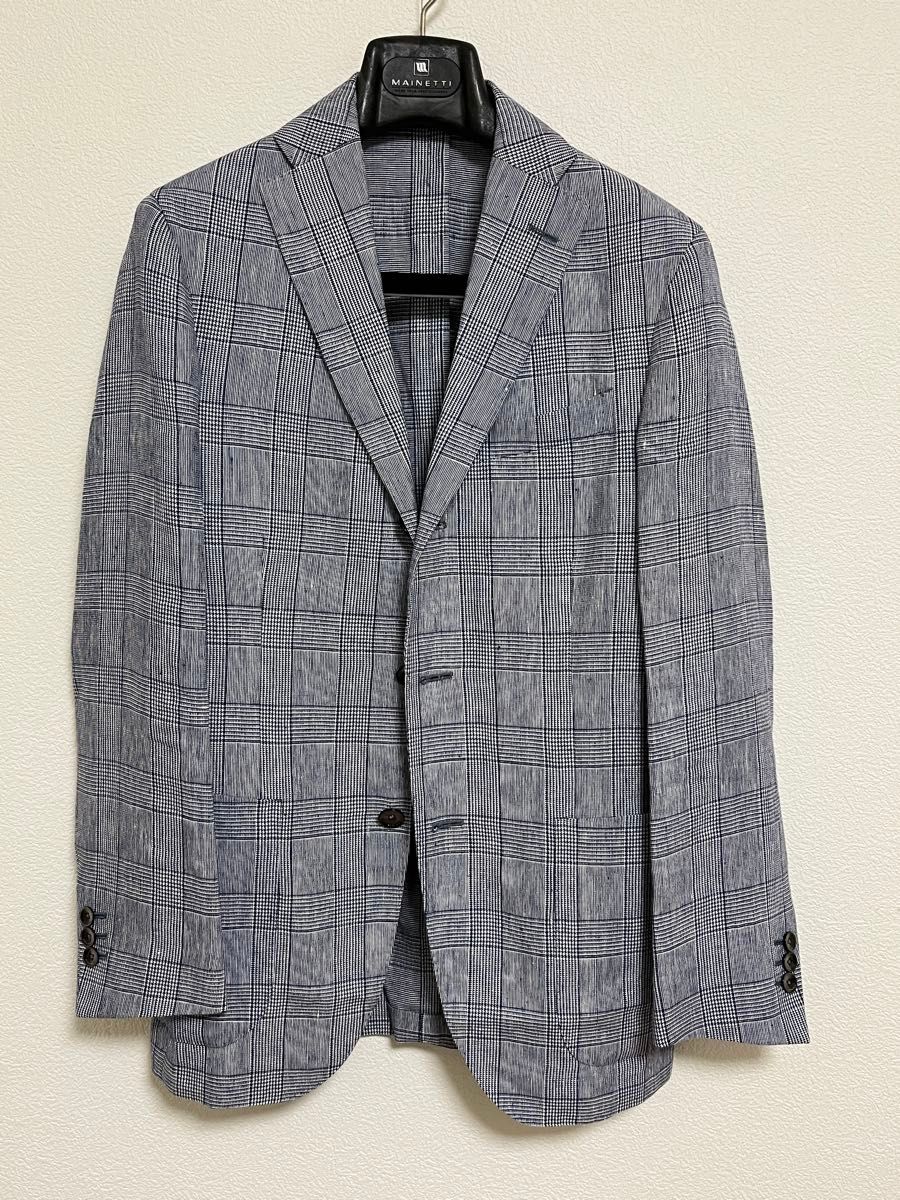 BOGLIOLI DOVER ボリオリ 名作 ドーバー グレンチェック リネン BOGLIOLI DOVER ボリオリ 名作 ドーバー グレンチェック リネン