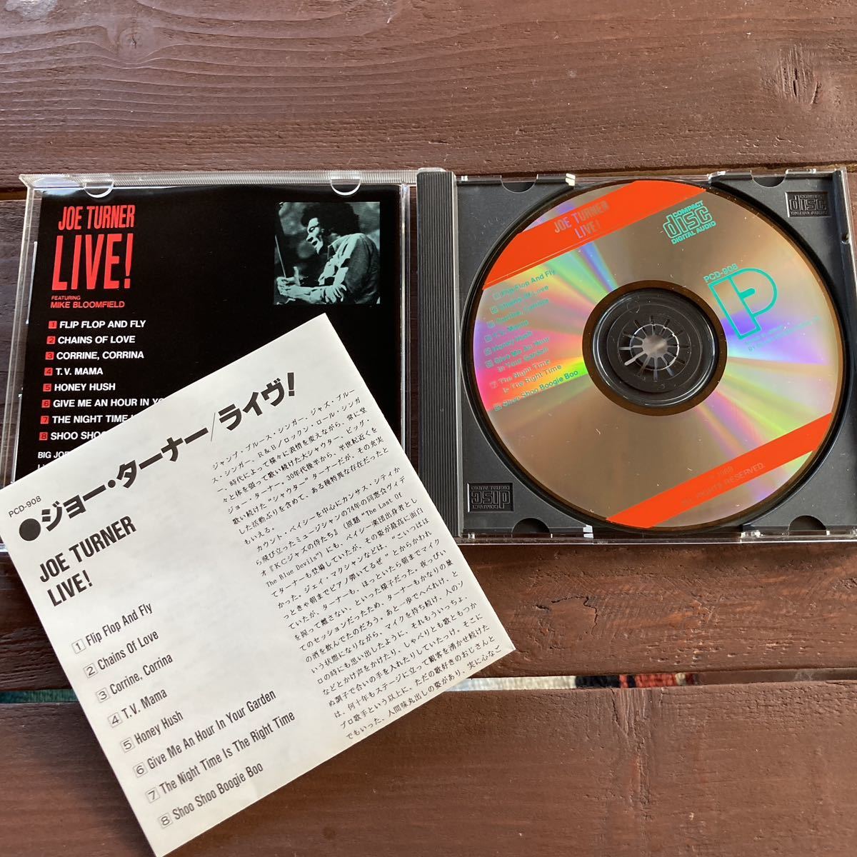 ♪国内盤CD★ジョー・ターナー/ライヴ！★Joe Turner/LIVE !_画像3