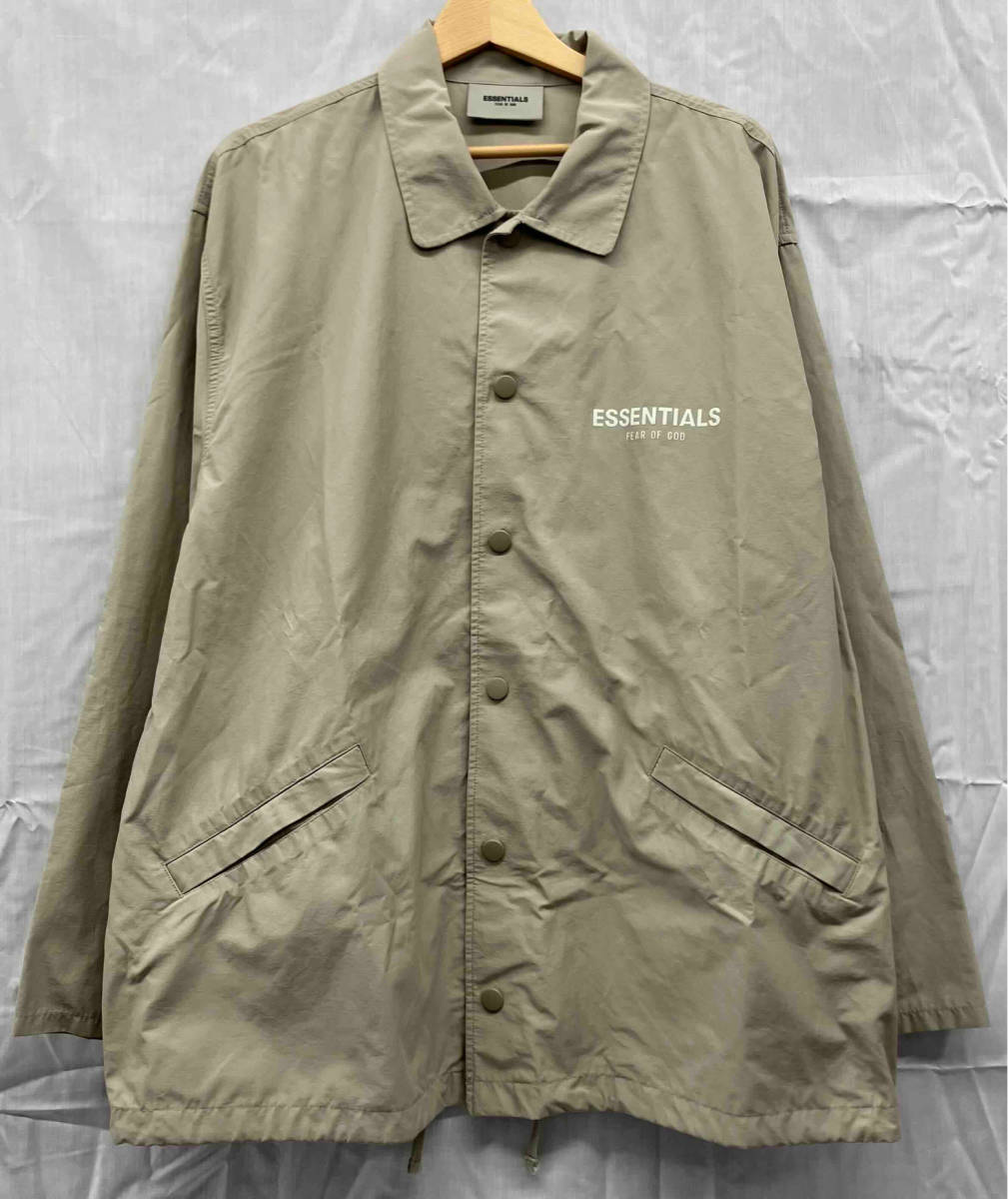 FOG ESSENTIALS エッセンシャルズ　SOUVENIR JACKET スーベニアジャケット　ベージュ　Mサイズ　プリントロゴ