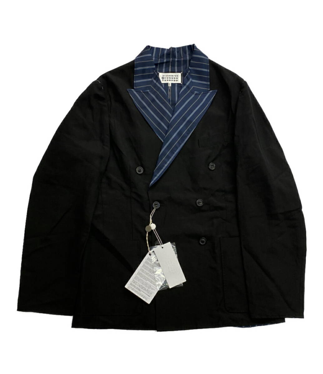 22SS Maison Margiela 10 Black Double Breasted Blazer ジャケット 46 ブラック ダブルブレザー メゾン マルジェラ 店舗受取可