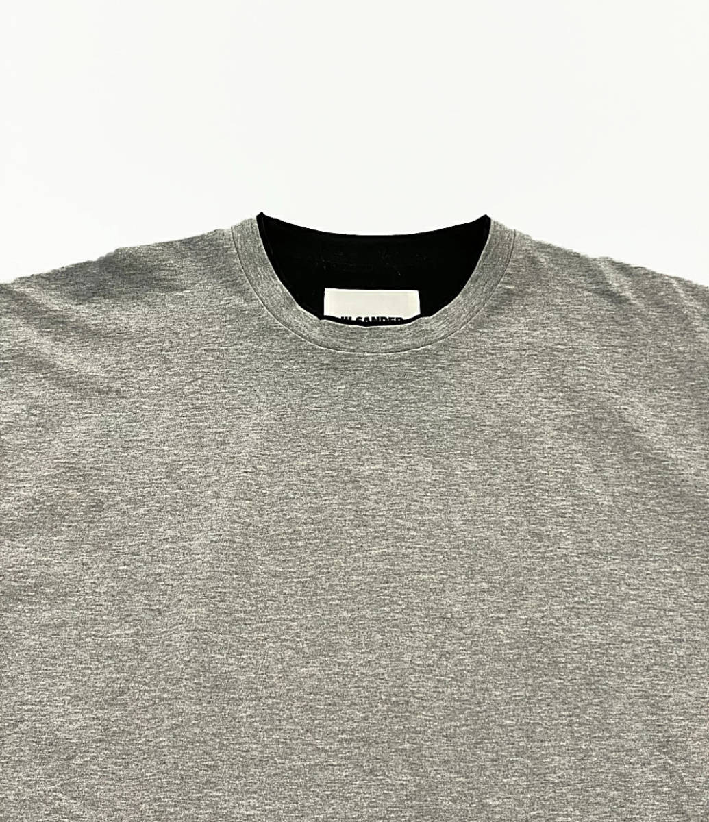 23AW JIL SANDER Double layered T‐shirt ダブル レイヤード ティーシャツ グレーその他 52 タグ付 ジルサンダー_画像6