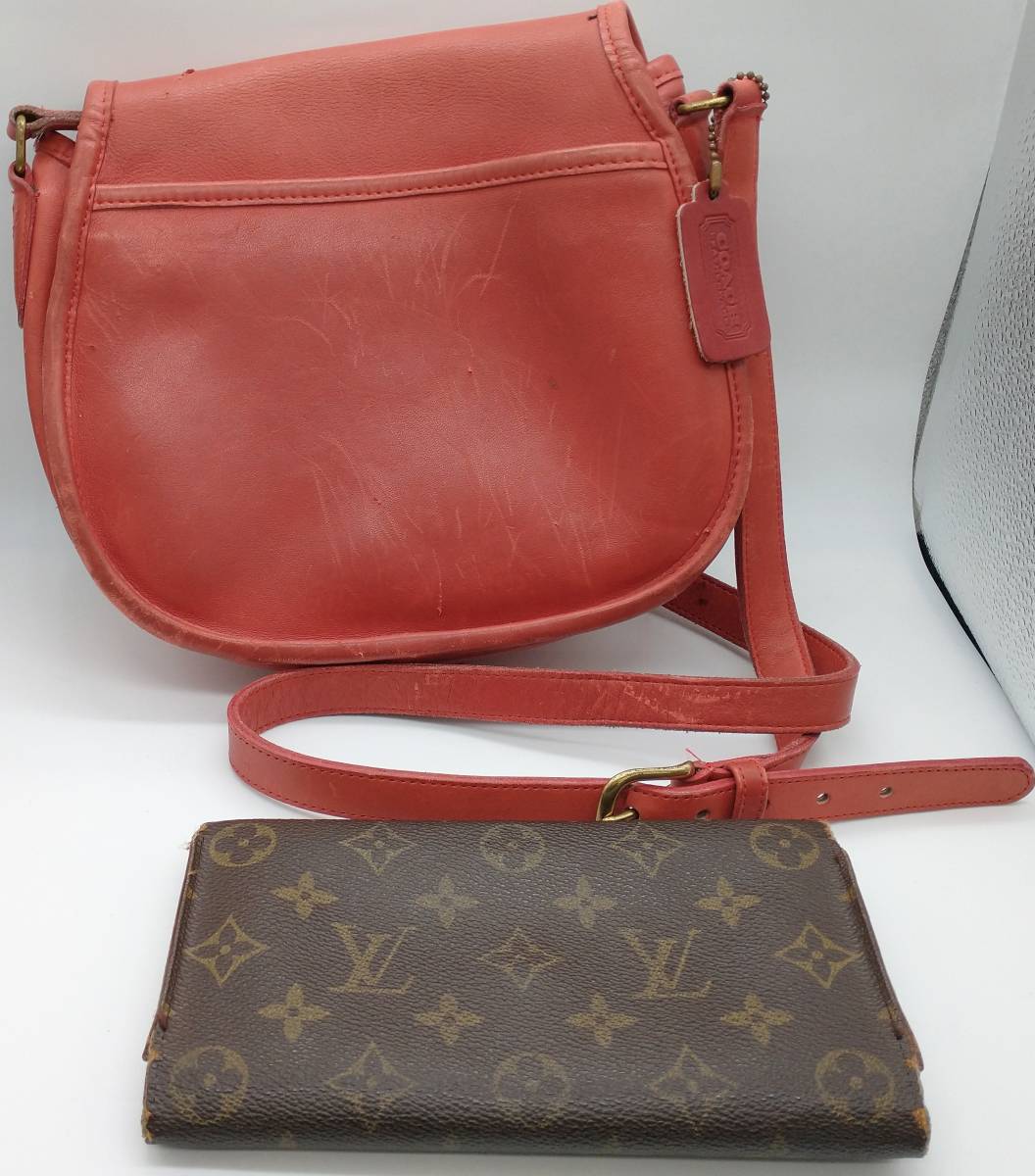 ジャンク kate spade LOUIS VUITTON COACH バッグ 財布 小物 まとめて5点 LV ヴィトン モノグラム エピ ブランドバッグ_画像5