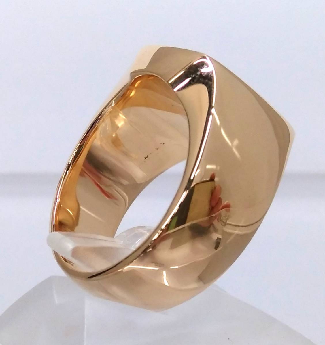 [ new goods finishing settled ] K18 signet ring approximately 23 number 35.7g