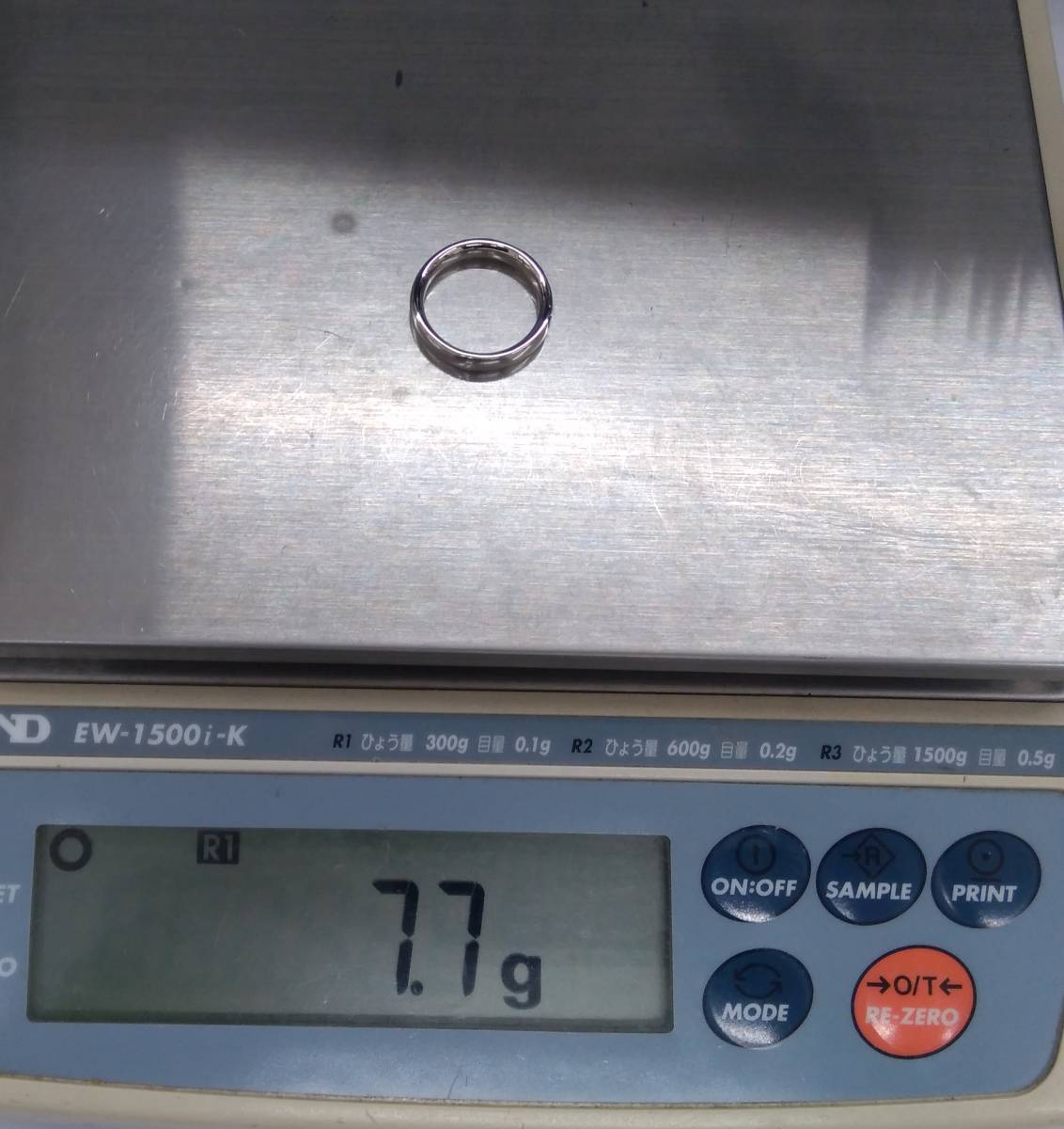 Pt900 ダイヤモンド0.25ct 13号 7.7g プラチナの画像6