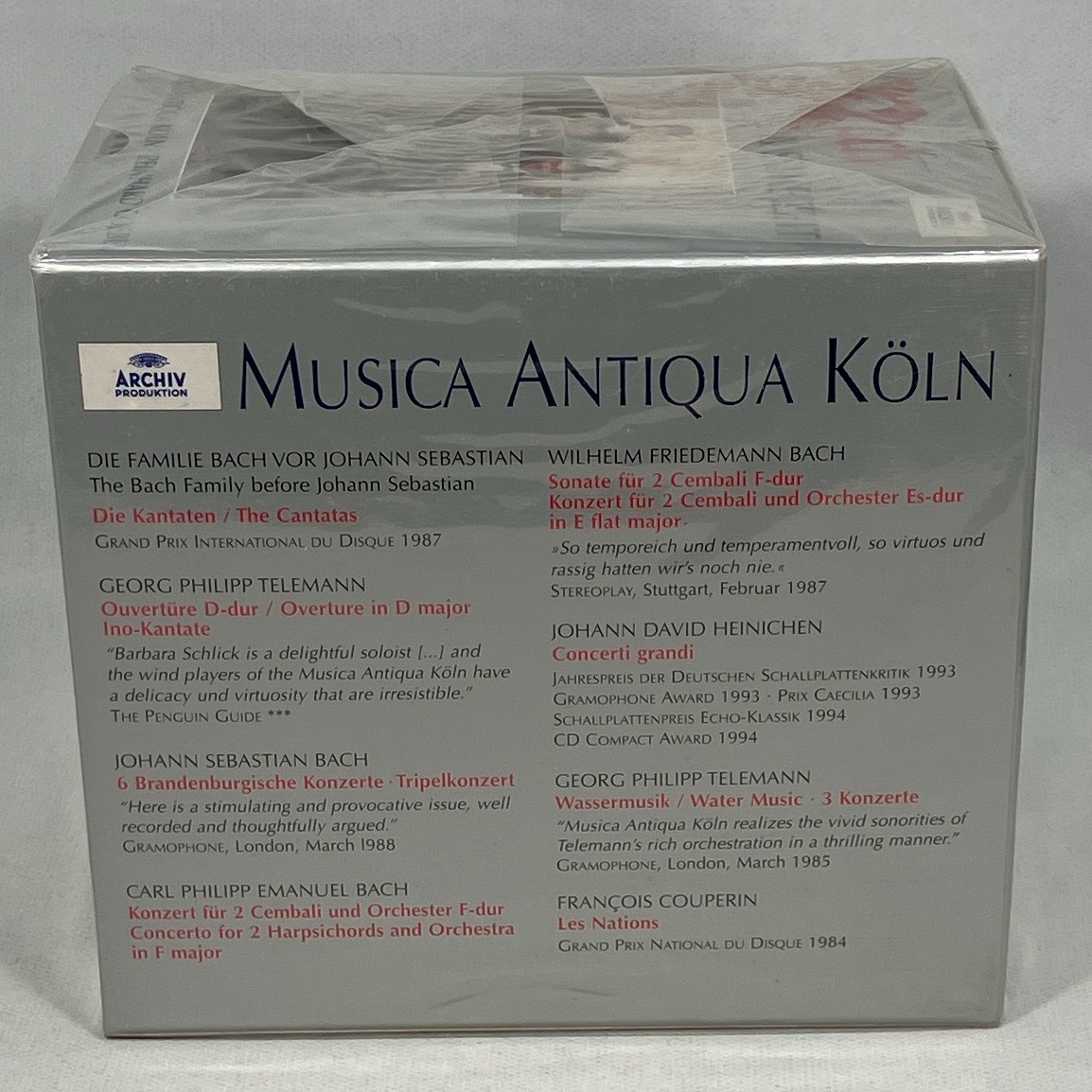 Bach & SEINE ZEIT バッハ Musica Antiqua Koln 10CD_画像2