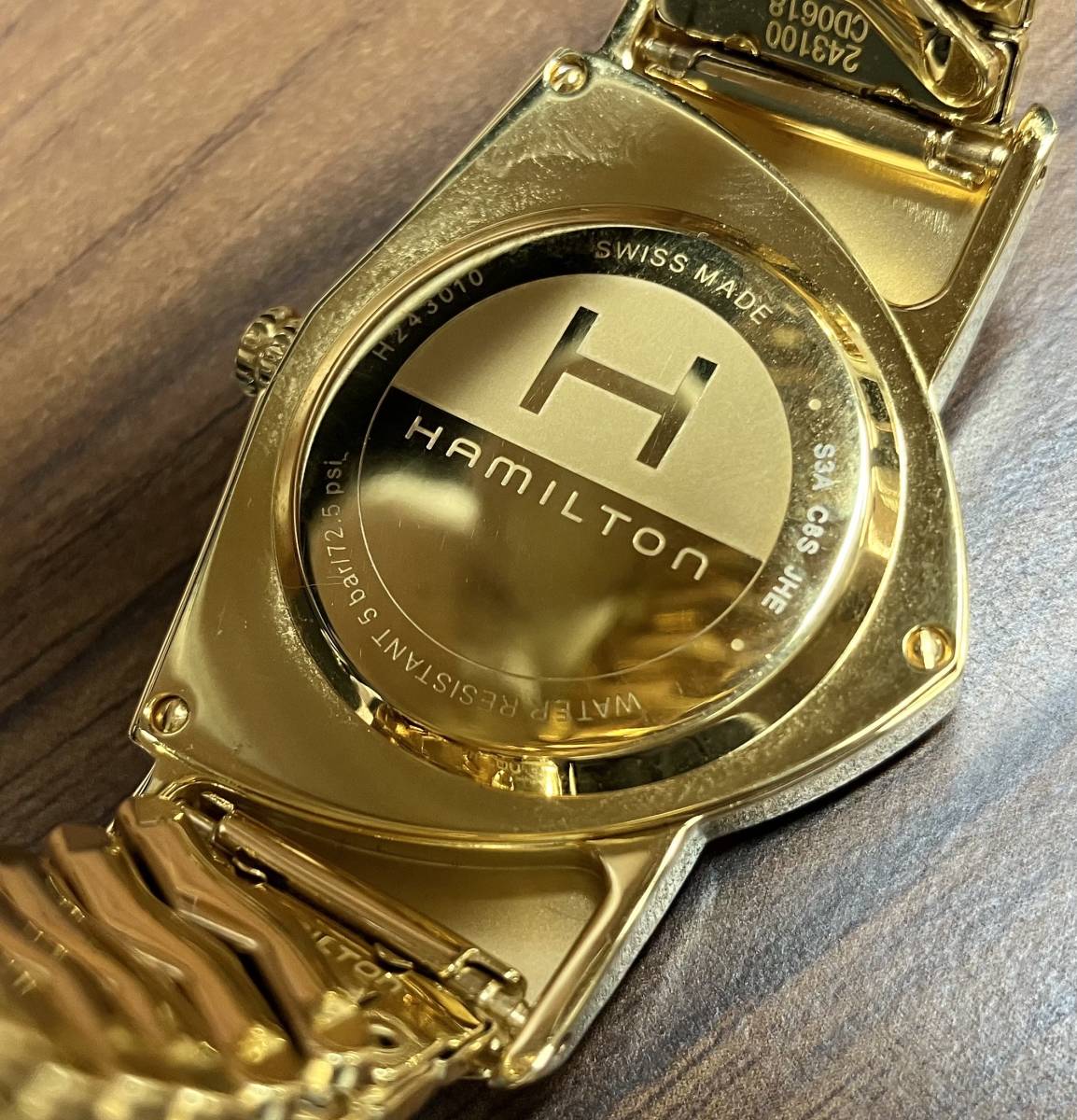 HAMILTON ハミルトン ベンチュラ クォーツ メンズ 腕時計 H243010 黒文字盤 アナログ 店舗受取可
