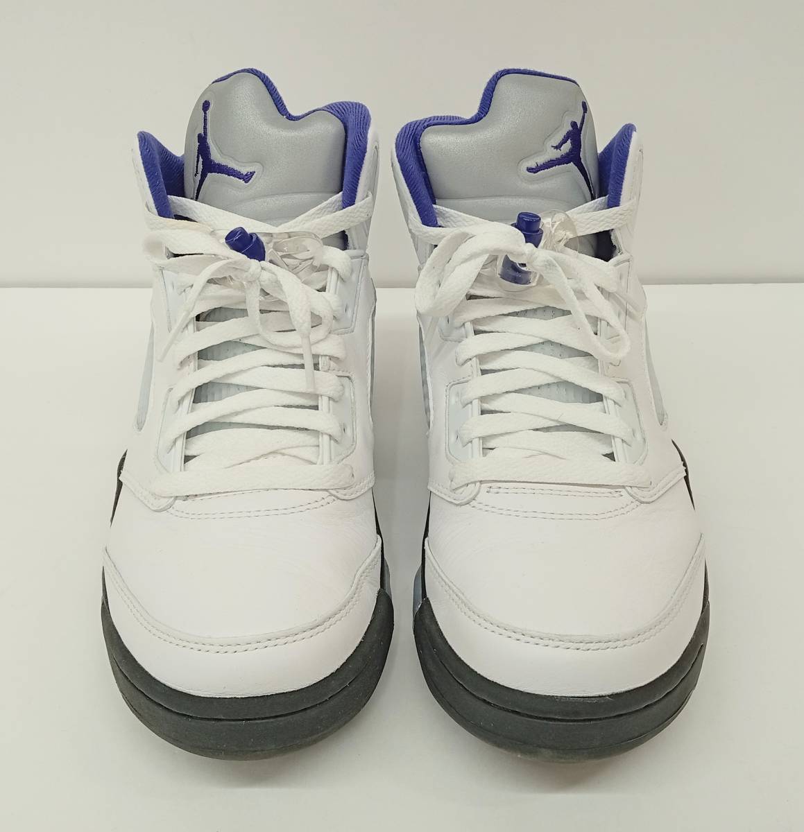 NIKE ナイキ Air Jordan5 'Dark Concord' エア ジョーダン5 'ダーク コンコルド' DD0587-141 スニーカー 26.5 ホワイト パープル 通年_画像2