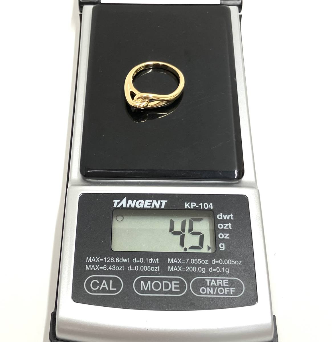 【新品仕上げ済み】TIFFANY＆Co ティファニー K18 750 ノット リング 指輪 4.5g #7.5 保存袋 箱有りの画像8