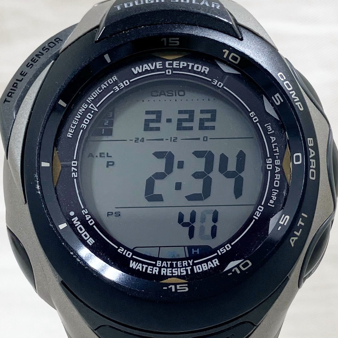 CASIO カシオ PRO TREK プロトレック PRW-1200TJ ソーラー 本体のみ 腕時計_画像1