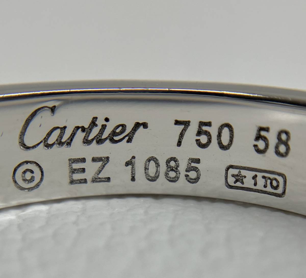 Cartier／カルティエ／K18ＷＧ／ラブリング／サイズ17.5号／5.0g_画像4
