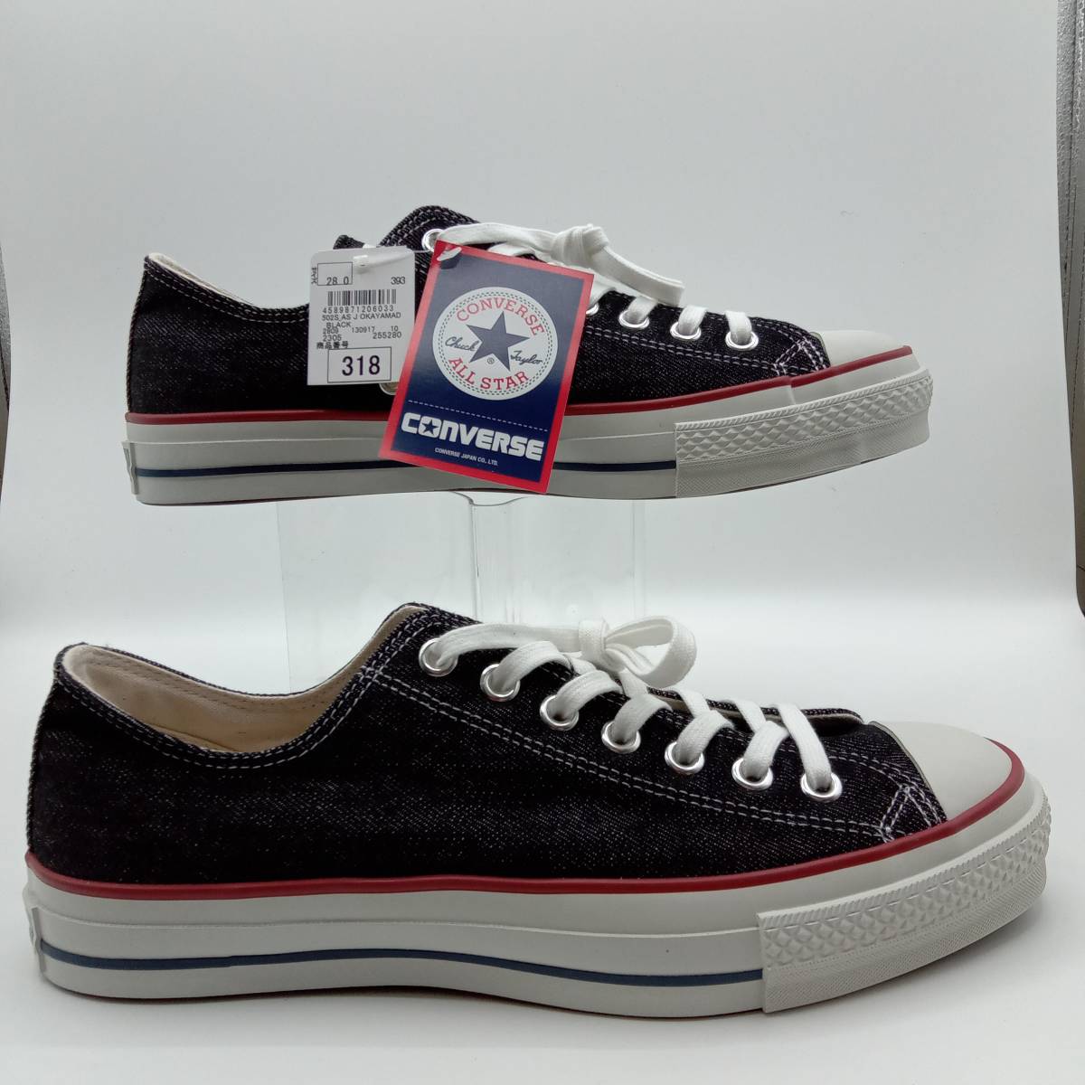 CONVERSE コンバース スニーカー ALL STAR J OKAYAMADENIM OX ブラック 28.0cm_画像5