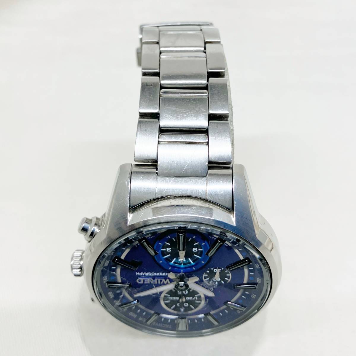 【ジャンク】 SEIKO セイコー WIRED ワイアード 7T92-0RH クォーツ式 付属品なし 腕時計_画像5
