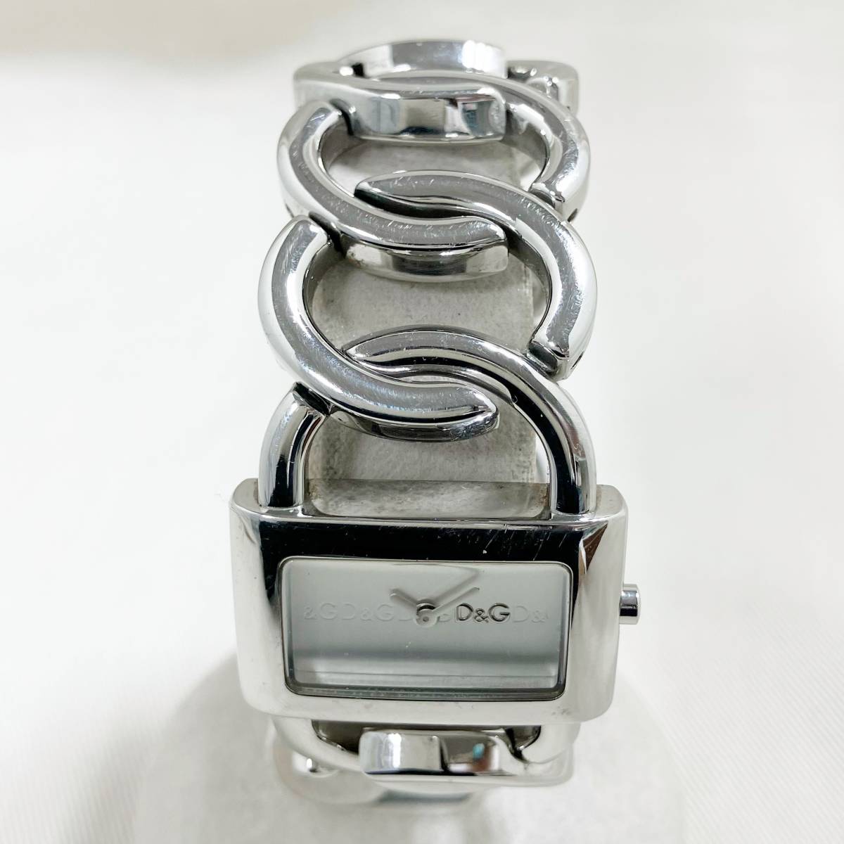 【ジャンク】 D＆G DOLCE&GABBANA ドルチェ&ガッパーナ 58Sクォーツ式 付属品なし 腕時計_画像4
