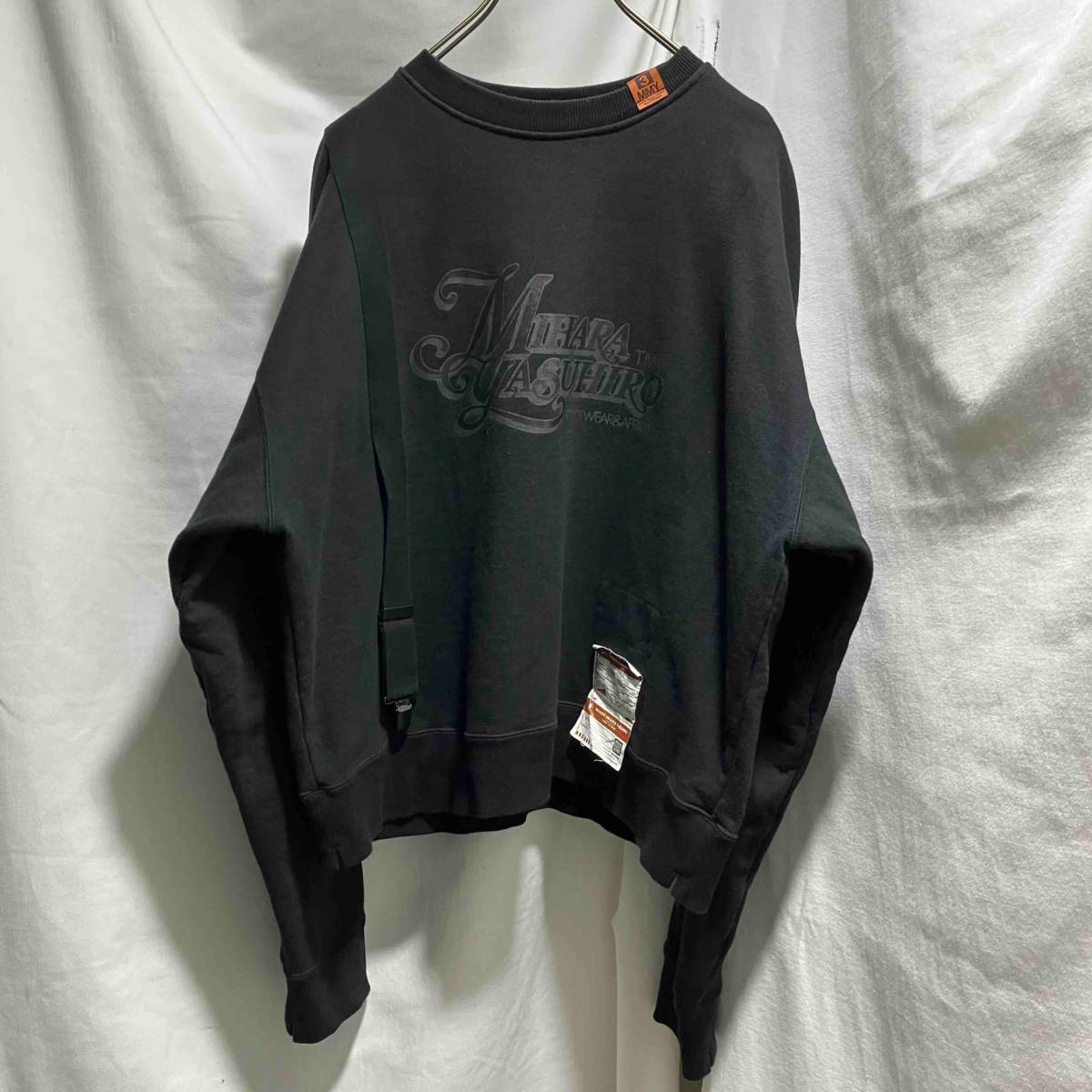 Madison MIHARA YASUHIRO 21-22AW Suspender Docking Sweat Shirt Size:46 A07PO612 メゾンミハラヤスヒロ サスペンダー スウェットシャツ