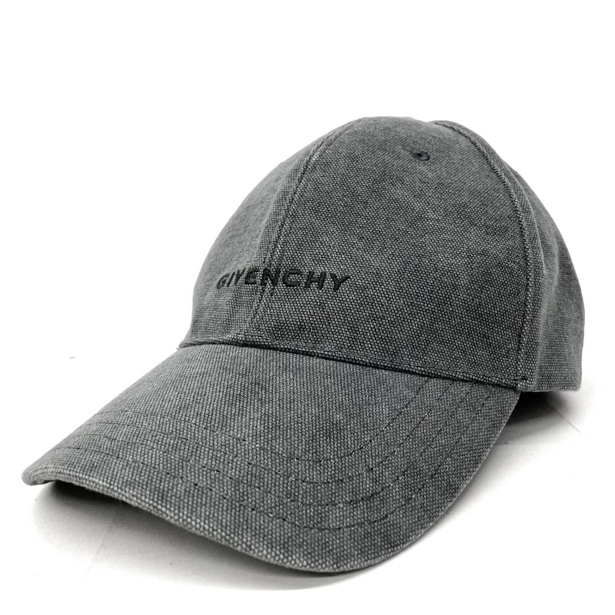 GIVENCHY ジバンシィキャップ CURVED CAP WITH EMBROIDERED LOGO ロゴ BPZ022P0HM サージ グレー ジバンシー
