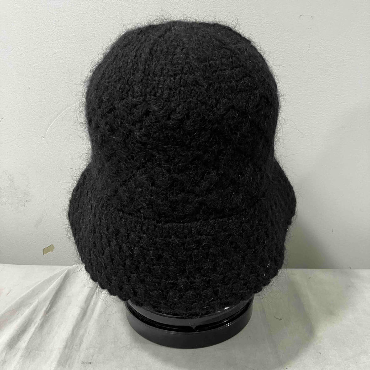 Supreme Mohair Crochet Crusher Bucket Hat Black Small/Medium シュプリーム モヘアバケットハット クロチェット_画像3