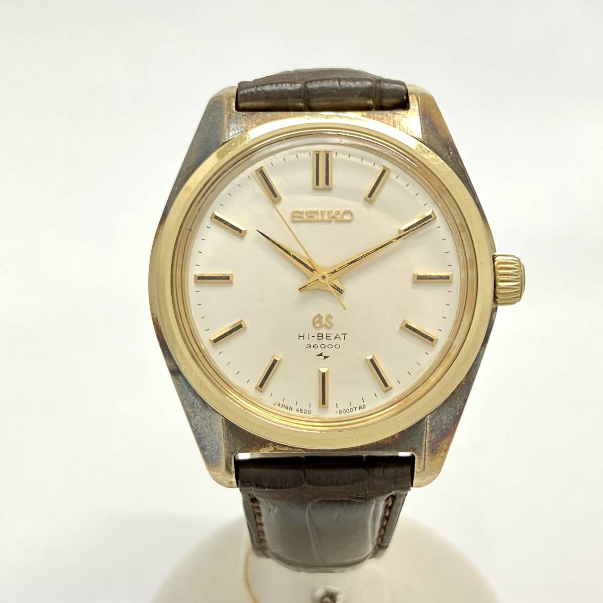 ジャンク GRAND SEIKO グランドセイコー 4520-8000 HI-BEAT 36000 自動巻 2024年1月 OH ベルト交換済 稼働品_画像2