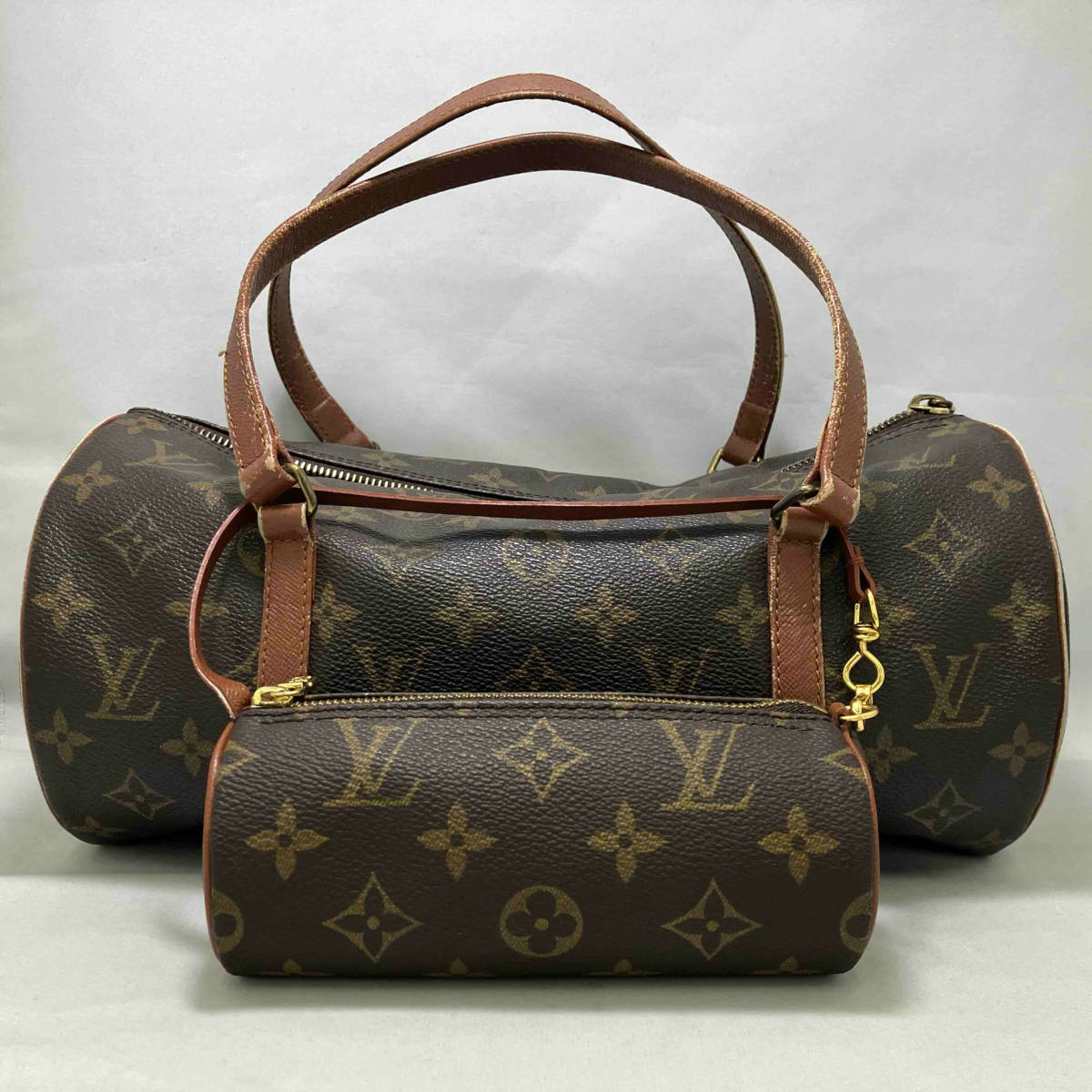 LOUIS VUITTON ルイ・ヴィトン モノグラム M51365 パピヨン30 ハンドバッグ ポーチ付き