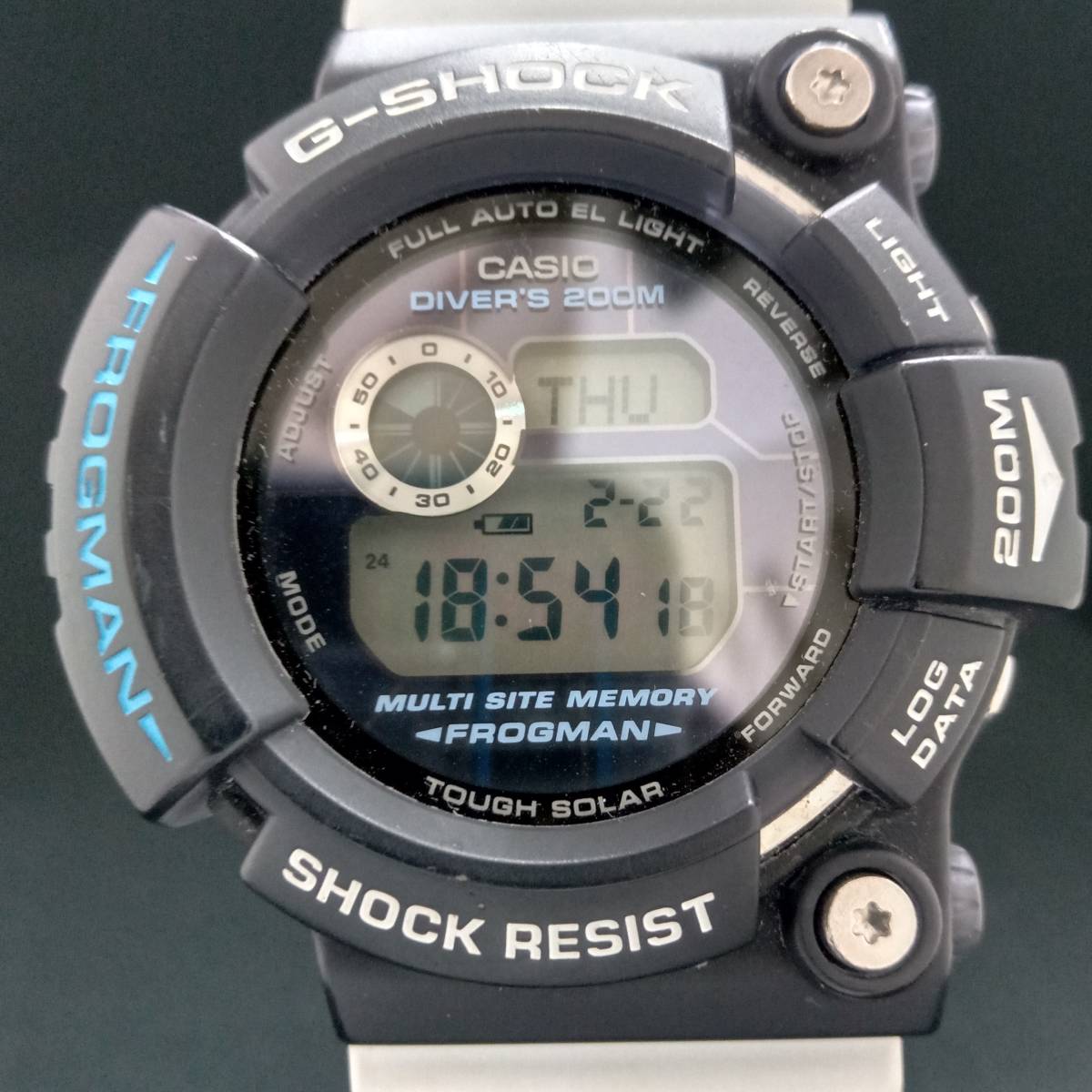 カシオ CASIO ジーショック G‐SHOCK フロッグマン FROGMAN GW-205K-2JR コバルトウェーブ ソーラー_画像1