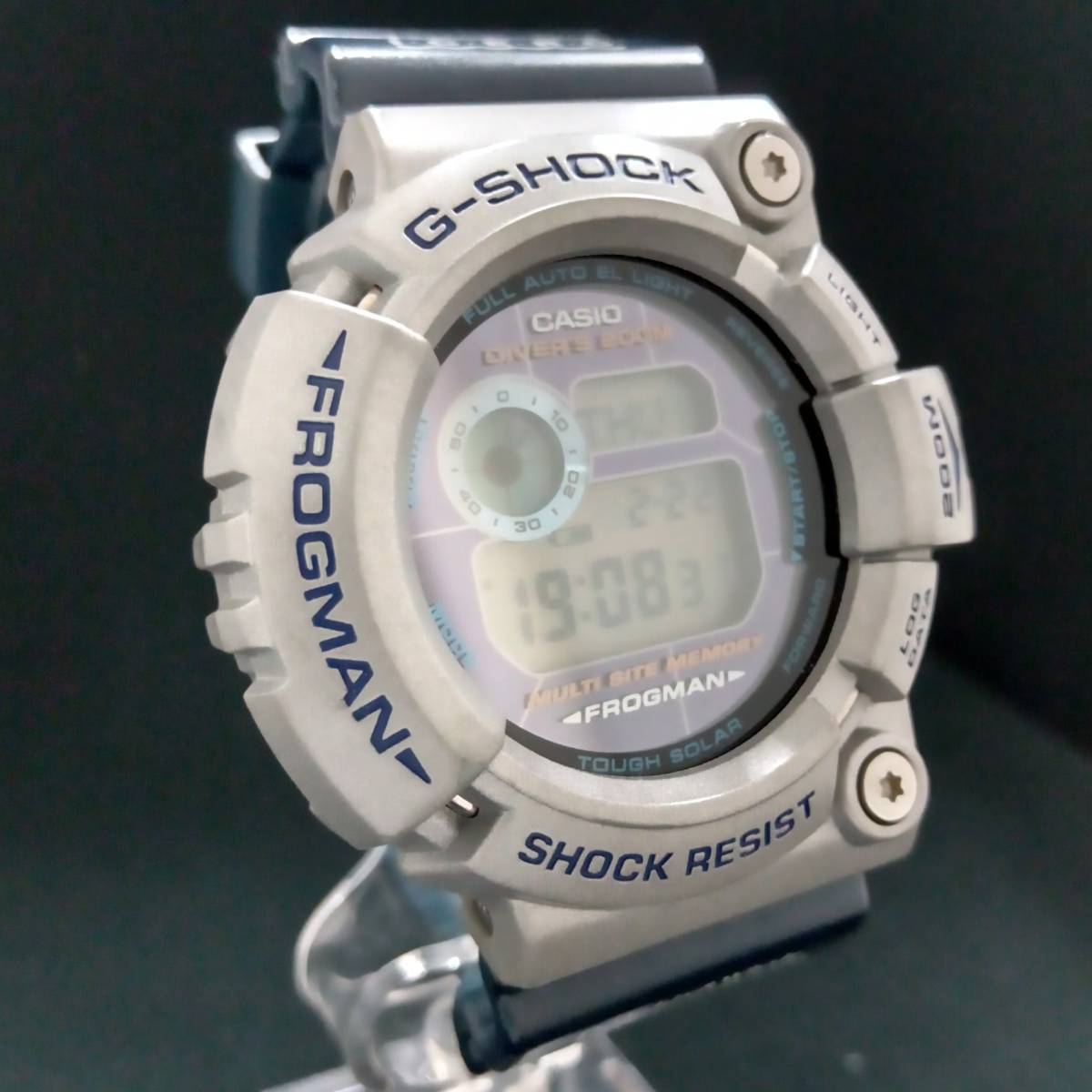 カシオ CASIO ジーショック G‐SHOCK フロッグマン FROGMAN GW-200K-2JR ソーラー グレー ネイビー_画像2