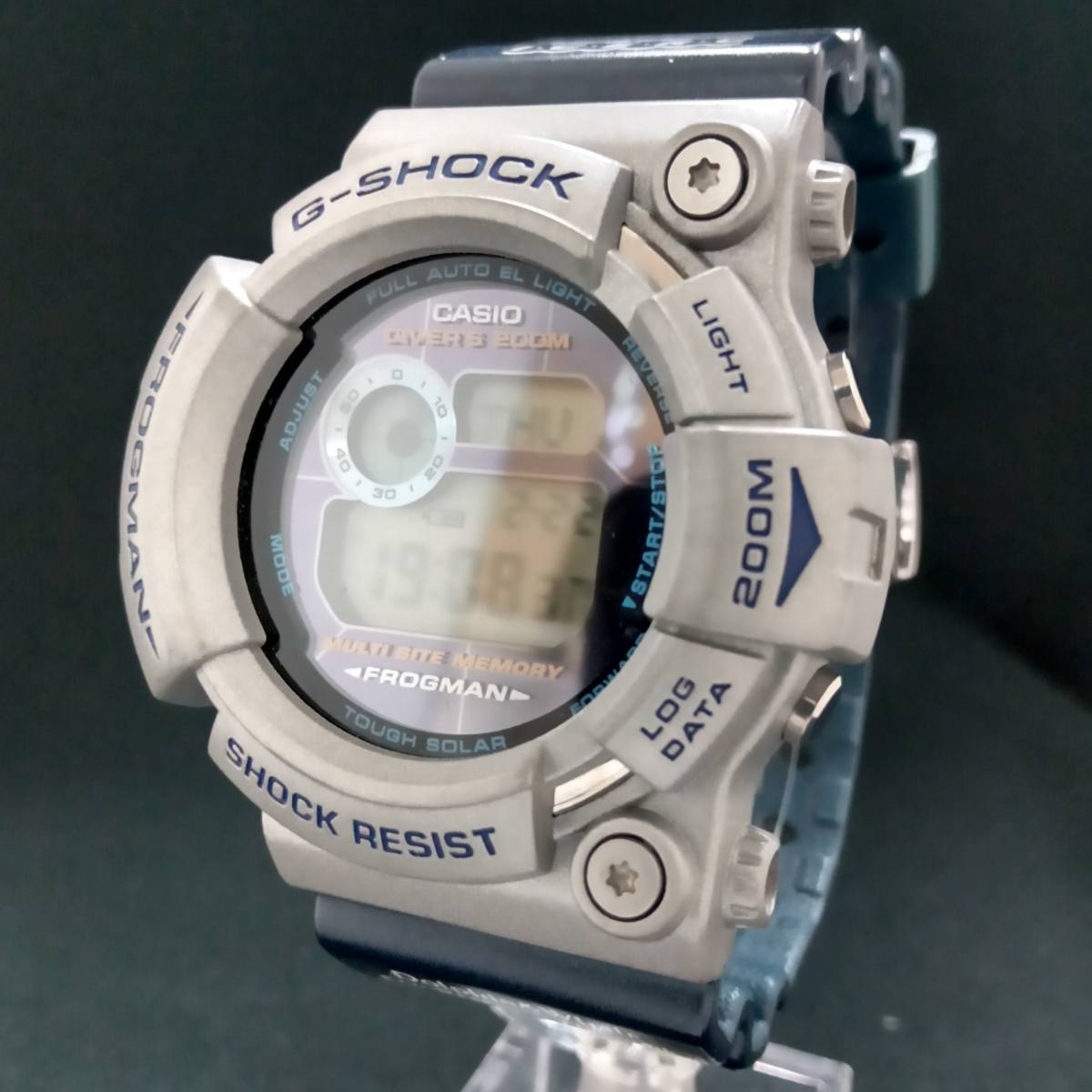 カシオ CASIO ジーショック G‐SHOCK フロッグマン FROGMAN GW-200K-2JR ソーラー グレー ネイビー_画像3