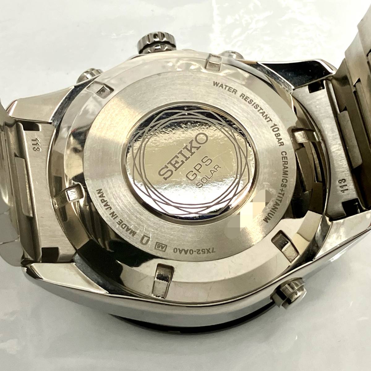 ジャンク SEIKO セイコー ASTRON アストロン 7X52-0AA0 GPS ソーラー メンズ 腕時計 稼働品_画像6
