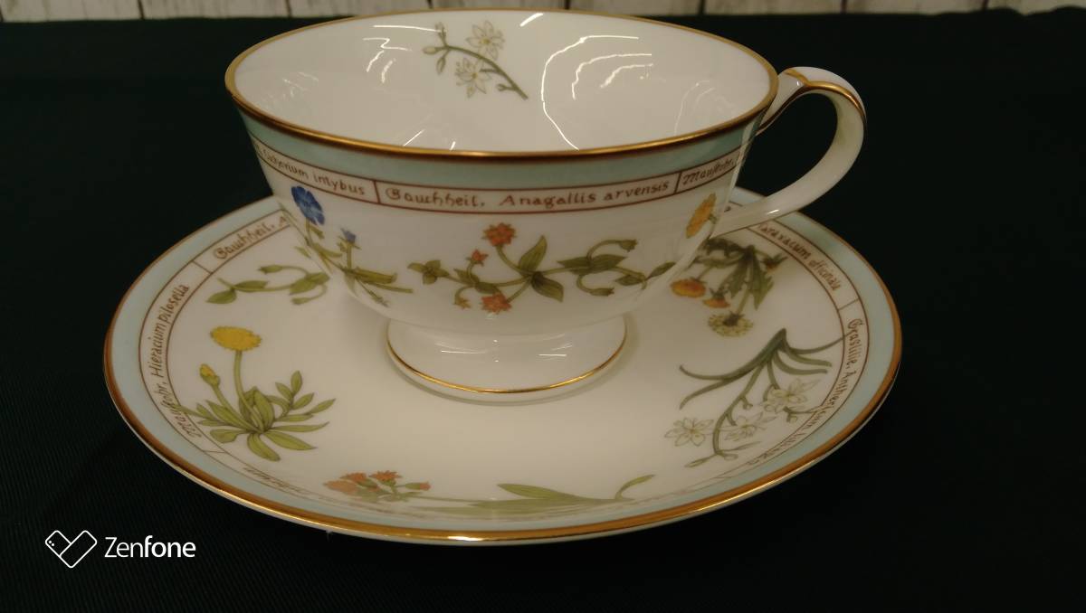 Noritake ノリタケ リンネコレクション カップ＆ソーサー 廃盤品 箱なし ２客_画像4