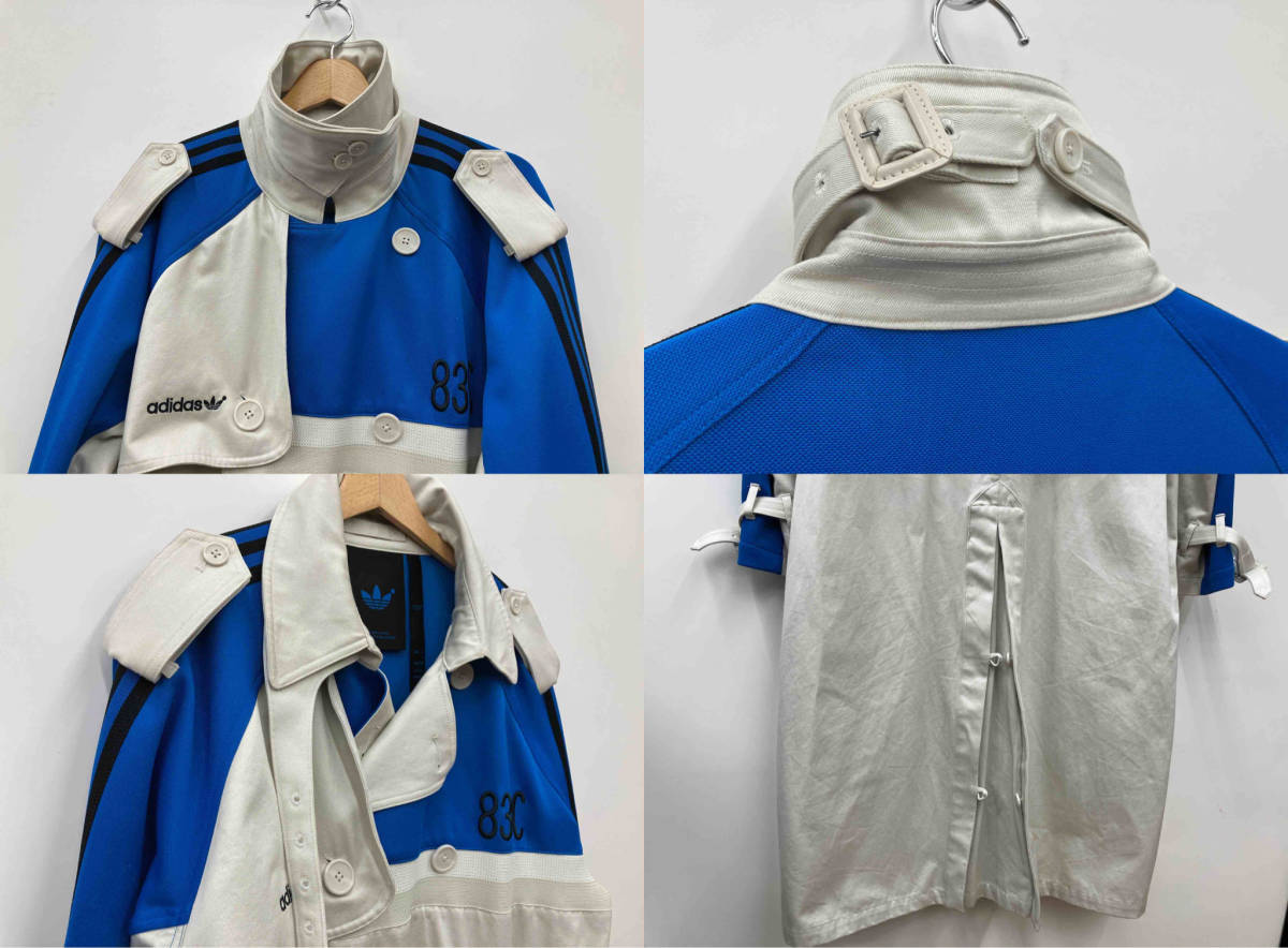 adidas Originals アディダス オリジナル BLUE VERSION 83-C TRENCH COAT ドッキングトレンチコート ブルー バージョン IA2466 サイズM_画像6