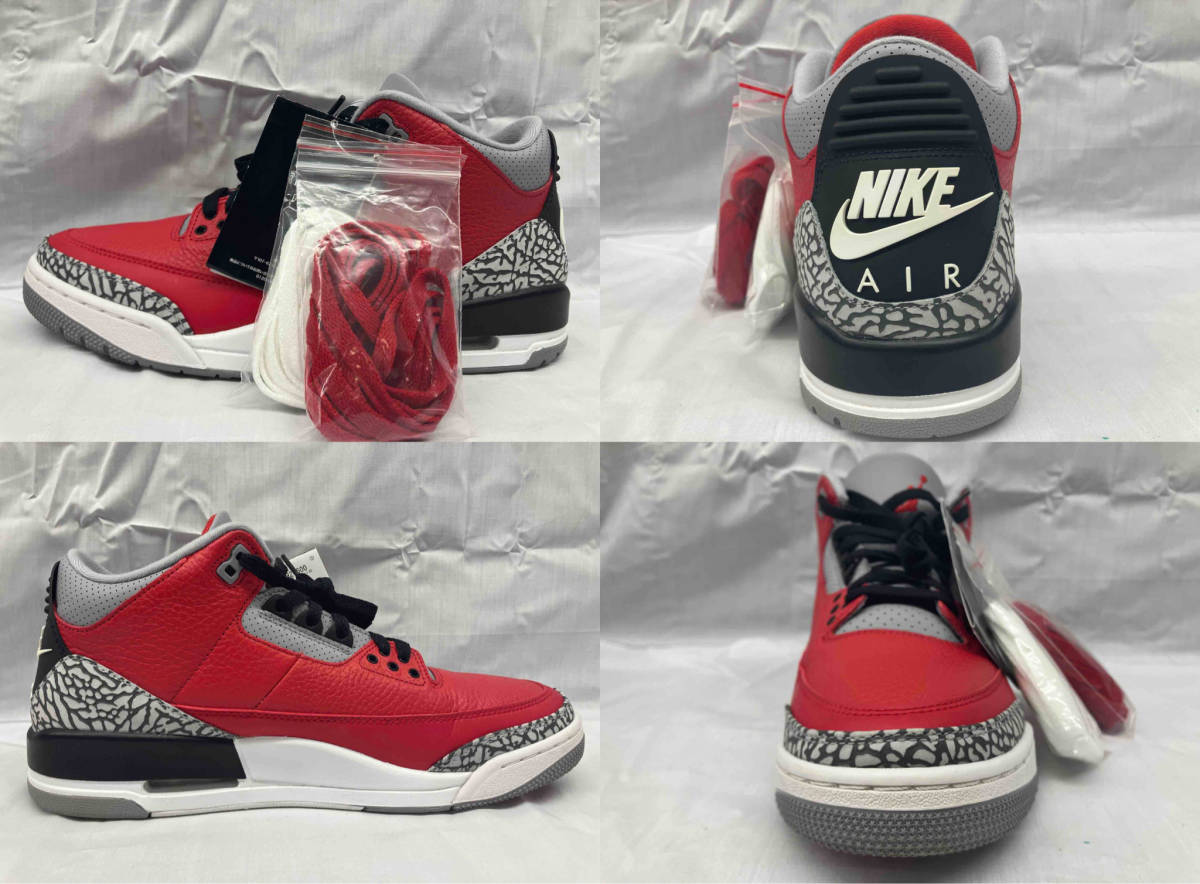 NIKE Nike CK5692-600 AIR JORDAN 3 RETRO SE air Jordan 3 retro SE sneakers red 29cm box changing cord tag attaching 