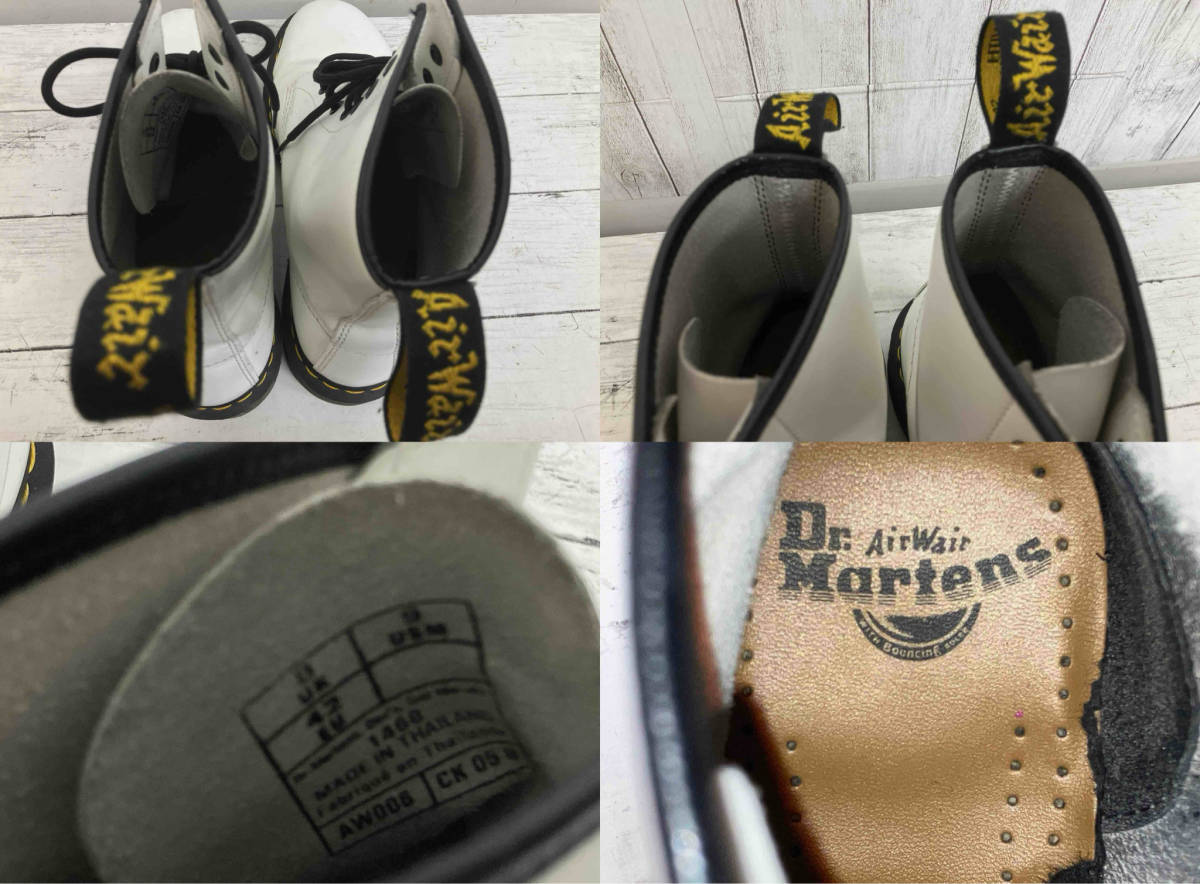 Dr.Martens 1460/UK8/ホワイト その他ブーツ_画像9