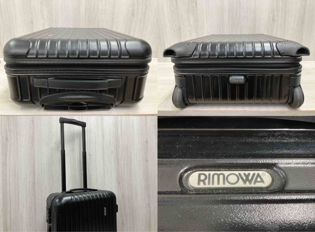 RIMOWA リモワ サルサ 6550 ブラック TASロック スーツケース 機内持ち込み可 35L 2輪_画像3