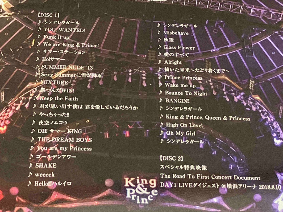 1円スタート　DVD_King & Prince First Concert Tour 2018(初回限定版)_画像3