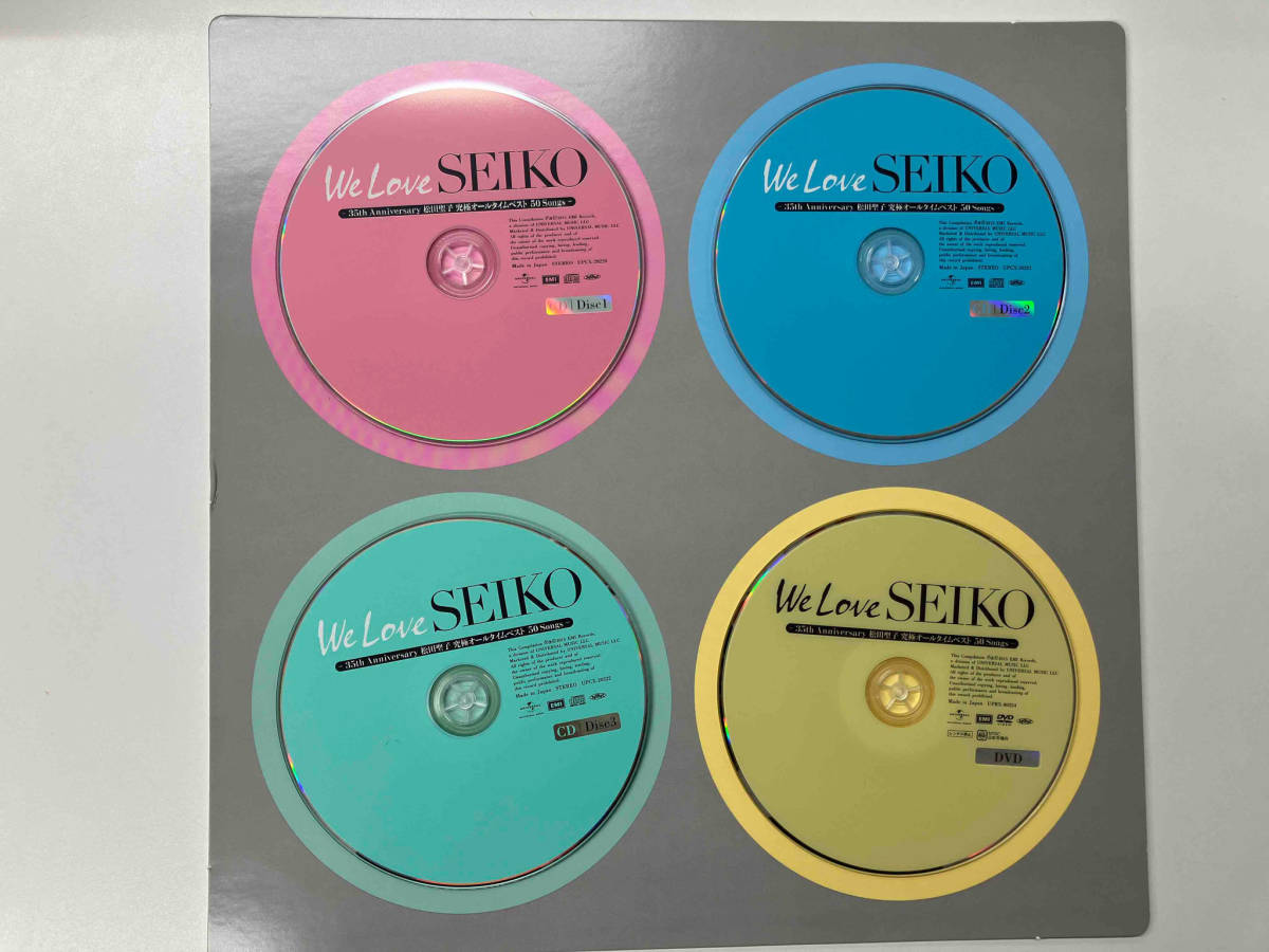 松田聖子CD 「We Love SEIKO」-35th Anniversary 松田聖子究極オールタイムベスト50 Songs-(初回限定盤B)(LPジャケットサイズ仕様)_画像3