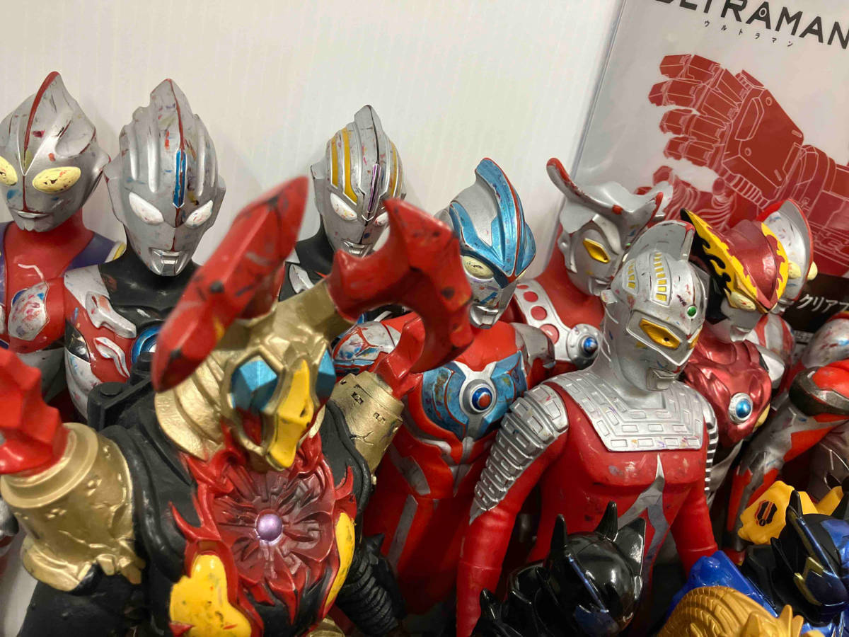 【1円スタート】 ウルトラマン、仮面ライダー、戦隊ヒーロー ソフビ・ホビーまとめ売り_画像3