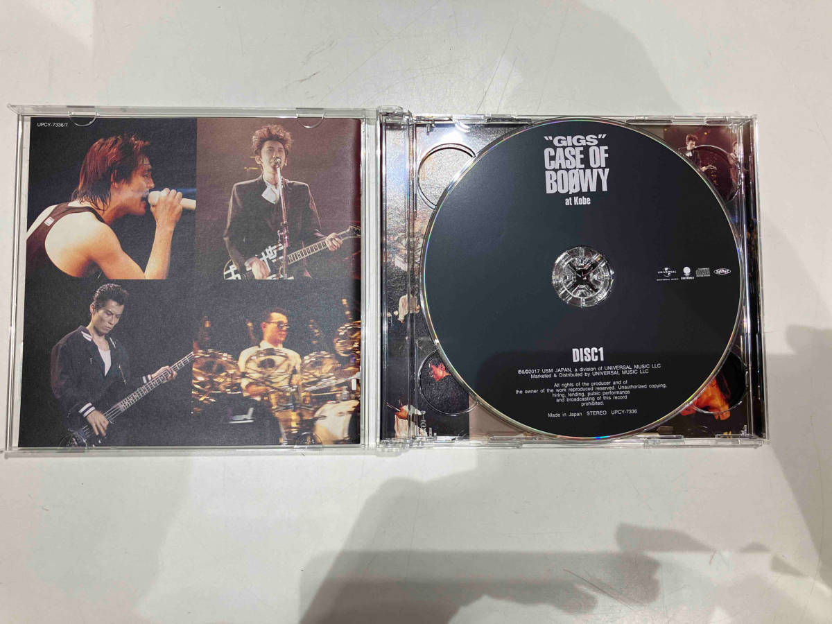 BOΦWY CD 'GIGS' CASE OF BOφWY at Kobe_画像2