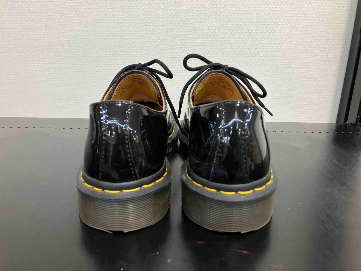 Dr.Martens エナメル 3ホールシューズ ドレスシューズ UK8 27cm ブラック 黒 パテントレザー 革 10084 メンズ レザーシューズ ブーツ 靴_画像5