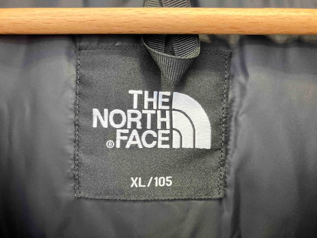 THE NORTH FACE ノースフェイス ダウンジャケット ブラック ヌプシ 韓国タグ　XLサイズ PL-10-1A メンズジャケット ブラック ドローコード_画像3