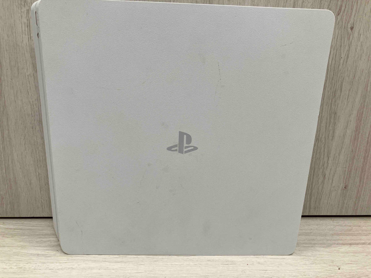 ジャンク PlayStation4 グレイシャー・ホワイト 500GB (CUH2100AB02) 動作未確認 本体のみ_画像1