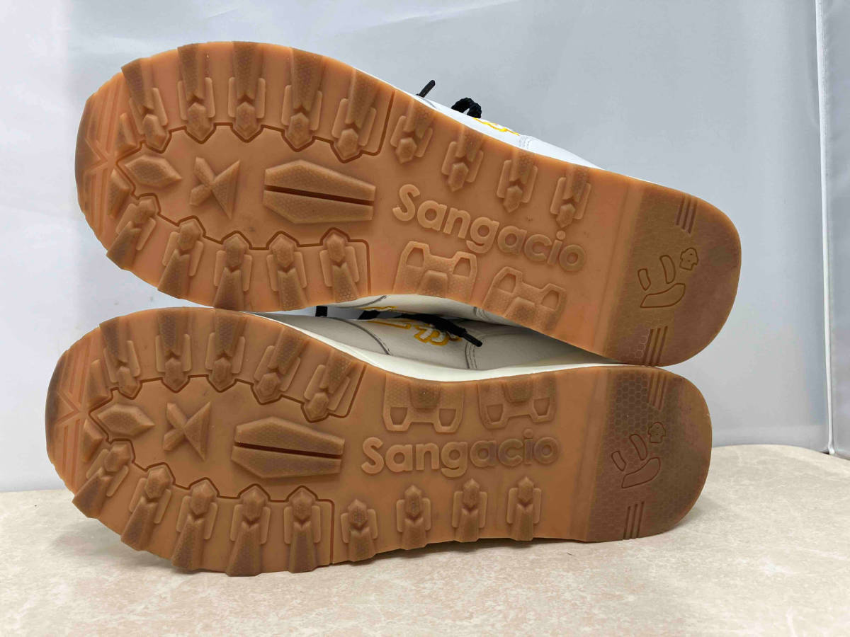 Sangacio サンガッチョ SoftBank HAWKS 限定品 手作り運動靴byサンガッチョ サイズ27cm ホワイト×ブラック ハンドメイド_画像3